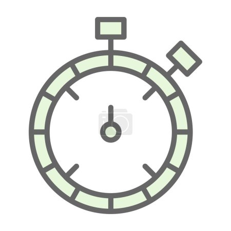 Ilustración de Stopwatch icono vector ilustración - Imagen libre de derechos