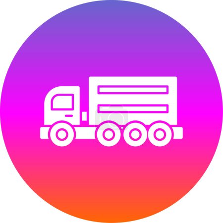 Ilustración de Icono de camión, vector ilustración diseño simple - Imagen libre de derechos