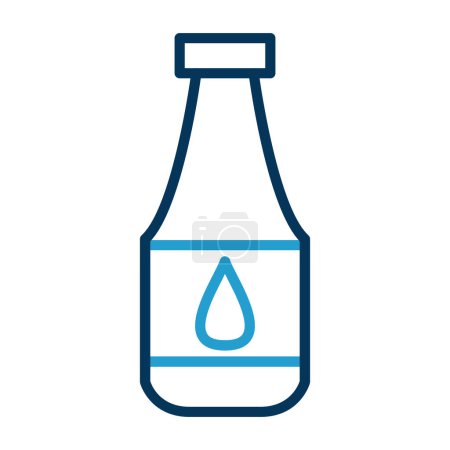 Ilustración de Vector ilustración del icono de la botella - Imagen libre de derechos