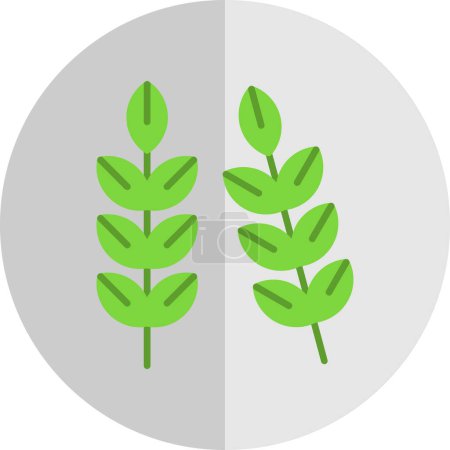 Ilustración de Wheat icon, vector illustration simple design - Imagen libre de derechos