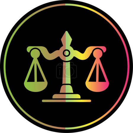 Ilustración de Escala icono, vector ilustración diseño simple - Imagen libre de derechos