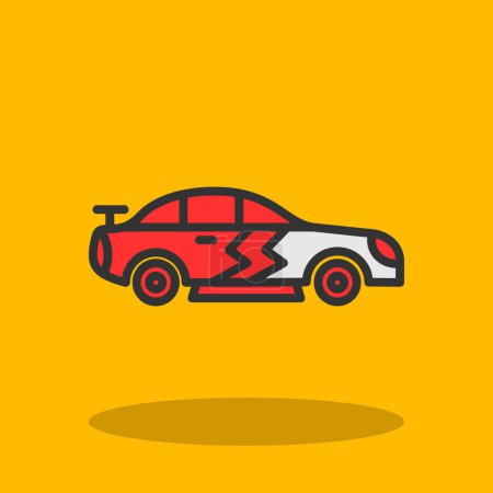 Illustration for Sport  car icon vector illustration  design - Royalty Free Image