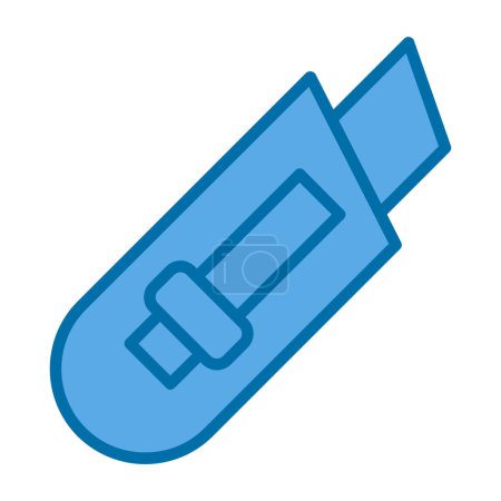 Illustration for Paper cutter icon vector illustration - Royalty Free Image