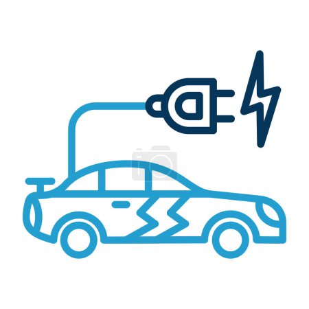 Ilustración de Icono de carga de coche, ilustración vectorial - Imagen libre de derechos