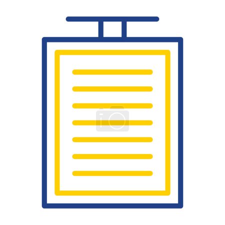 Illustration for Clipboard icon vector illustration  design - Royalty Free Image