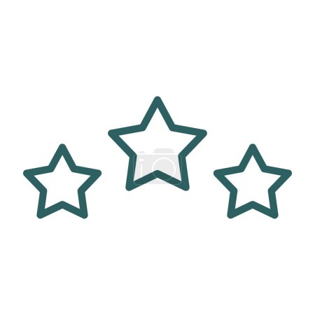 Ilustración de Conjunto de clasificación de estrellas vector iconos - Imagen libre de derechos