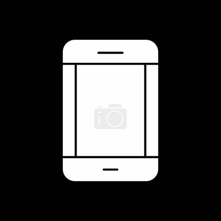 Ilustración de Icono del teléfono inteligente, ilustración vectorial diseño simple - Imagen libre de derechos