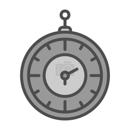 Illustration for Old watch web icon simple illustration - Royalty Free Image