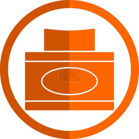 Tissue box web icon, vector illustration