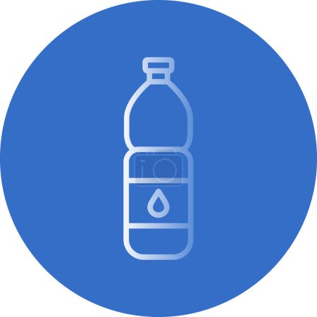 Illustration for Water bottle icon vector illustration design - Royalty Free Image