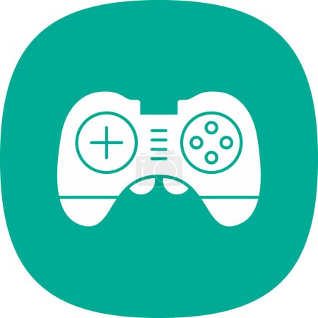 Ilustración de Controlador de juego icono web ilustración simple - Imagen libre de derechos