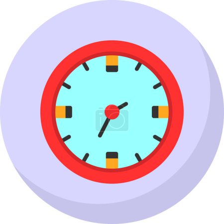 Illustration for Clock. web icon simple illustration - Royalty Free Image