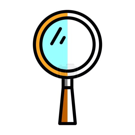 Ilustración de Lupa aislado icono web ilustración diseño - Imagen libre de derechos