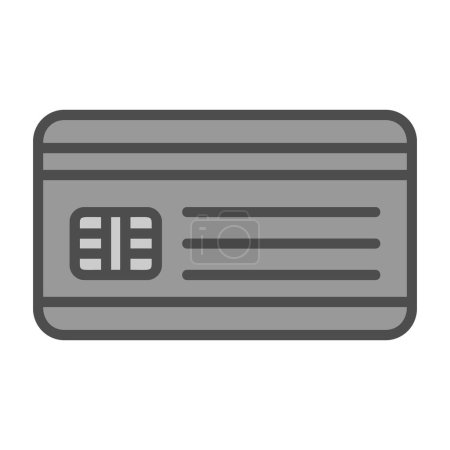 Illustration for Credit card vector icon illustration - Royalty Free Image