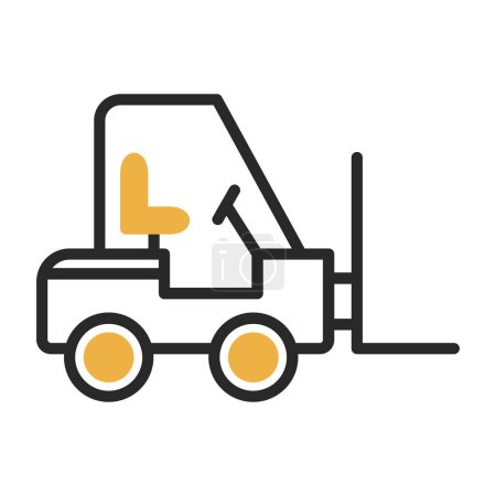 Ilustración de Vector illustration of Forklift icon - Imagen libre de derechos