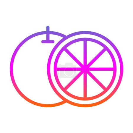 Illustration for Grapefruit web icon, vector illustration - Royalty Free Image