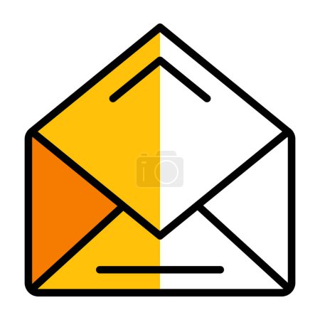 Illustration for Simple letter envelope icon, vector illustration - Royalty Free Image