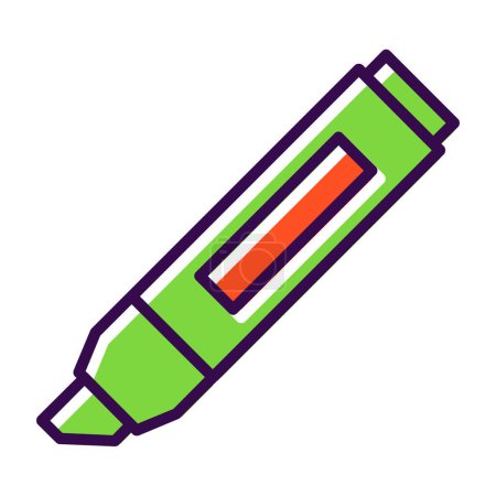 Illustration for Highlighter icon vector illustration - Royalty Free Image