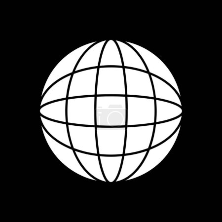 Ilustración de Globo icono vector ilustración - Imagen libre de derechos