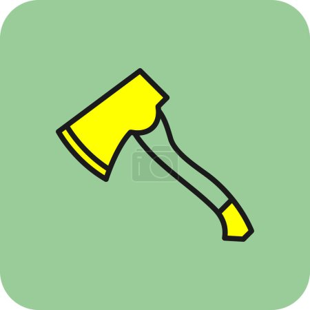 Illustration for Axe icon, cartoon style. vector illustration - Royalty Free Image