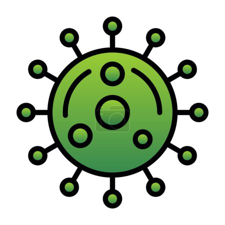 Illustration for Virus icon vector illustration - Royalty Free Image