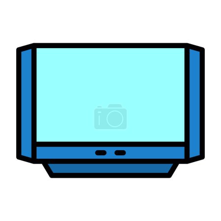 Illustration for Tv icon vector illustration - Royalty Free Image