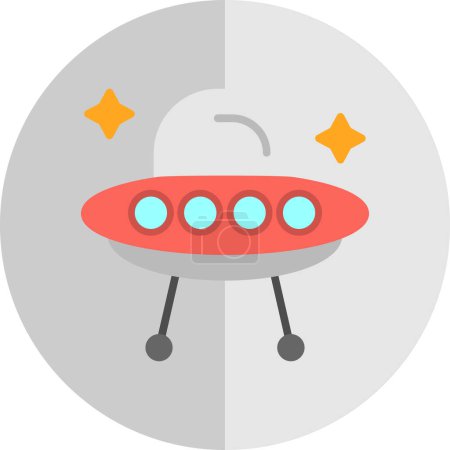 Illustration for Alien. web icon simple illustration - Royalty Free Image