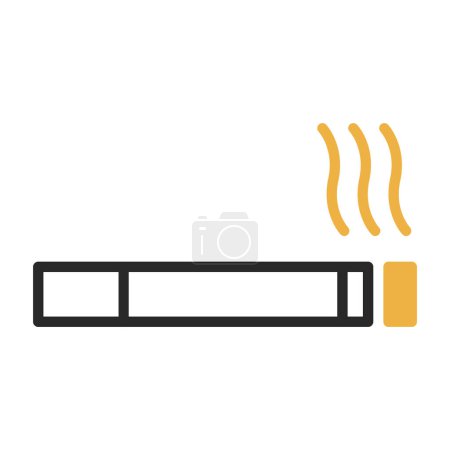 Illustration for Smoking Cigarette icon vector illustration - Royalty Free Image