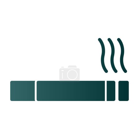 Illustration for Smoking Cigarette icon vector illustration - Royalty Free Image