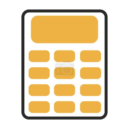 Ilustración de Simple icono de la calculadora, ilustración del vector - Imagen libre de derechos