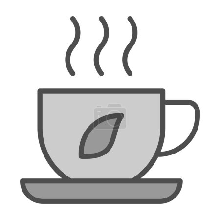 Ilustración de Taza de té icono, vector de ilustración - Imagen libre de derechos