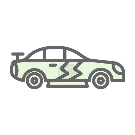 Ilustración de Deporte coche icono vector ilustración diseño - Imagen libre de derechos