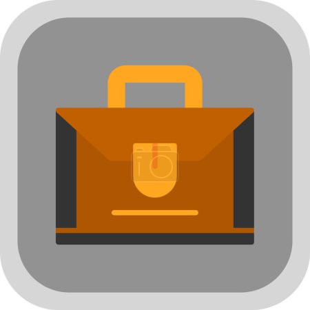Illustration for Briefcase. web icon simple design - Royalty Free Image