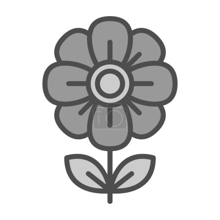Illustration for Flower vector icon, illustration - Royalty Free Image