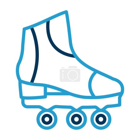 Ilustración de Patín zapato vector icono - Imagen libre de derechos