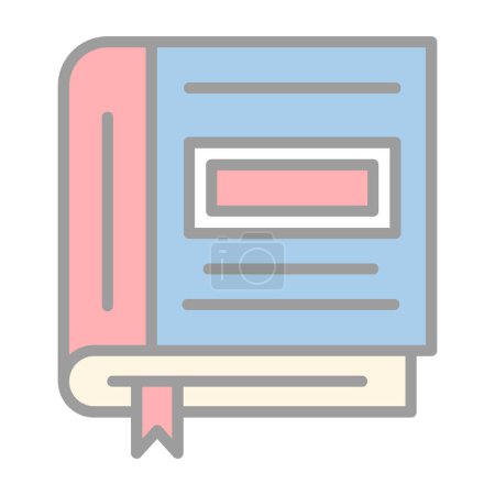 Illustration for Vector illustration of book icon - Royalty Free Image