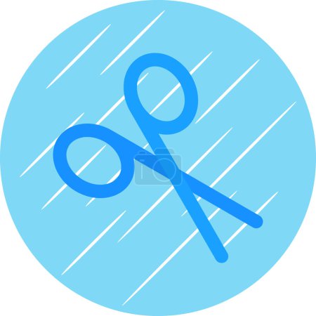 Illustration for Scissors icon on isolated background - Royalty Free Image