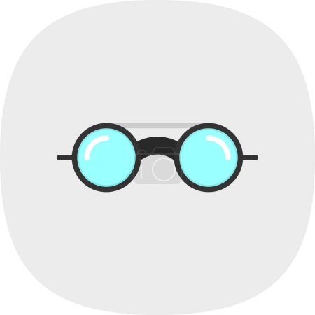 Illustration for Eye glasses icon  vector illustration - Royalty Free Image