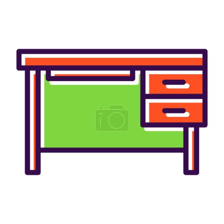 Illustration for Pc Table vector icon design - Royalty Free Image