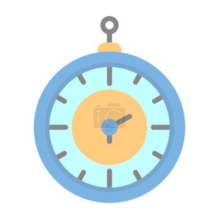 Illustration for Old watch graphic web icon simple illustration - Royalty Free Image