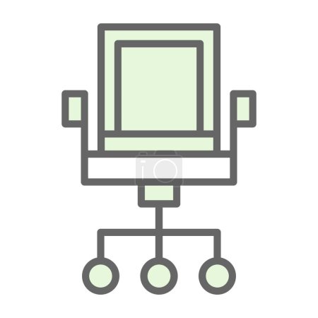 Illustration for Office Chair icon vector illustration - Royalty Free Image