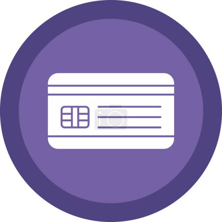 Ilustración de Tarjeta de crédito vector icono ilustración - Imagen libre de derechos
