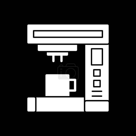 Illustration for Coffee machine icon vector illustration - Royalty Free Image