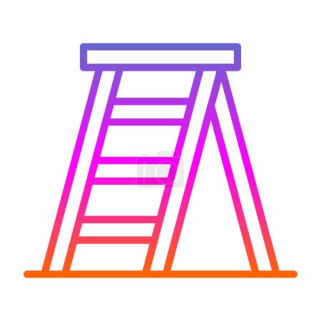 Illustration for Ladder icon, vector illustration simple design - Royalty Free Image