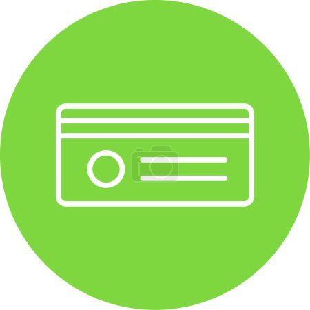 Ilustración de Tarjeta de crédito icono gráfico símbolo, vector de ilustración - Imagen libre de derechos