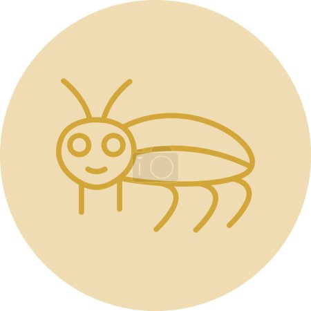 Illustration for Bug insect icon vector illustration - Royalty Free Image