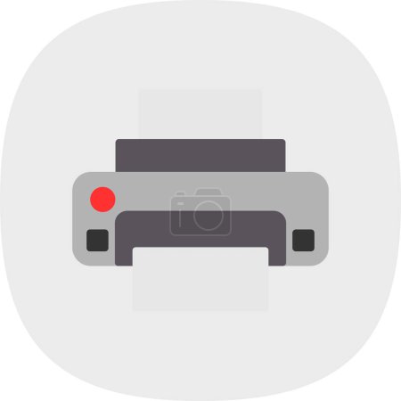 Illustration for Vector illustration of printer icon - Royalty Free Image