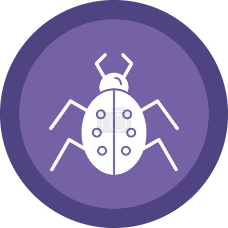 Ilustración de Insecto. icono web ilustración simple - Imagen libre de derechos