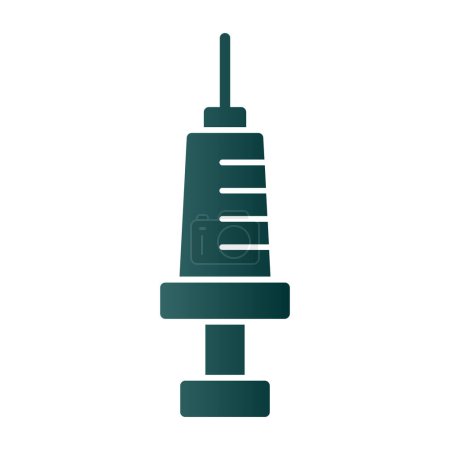 Illustration for Syringe. web icon simple illustration - Royalty Free Image