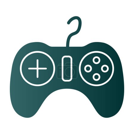 Ilustración de Joystick icono vector ilustración - Imagen libre de derechos
